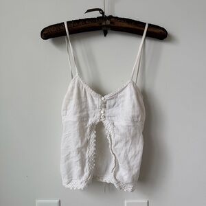 Vintage 90’s cotton white cami top